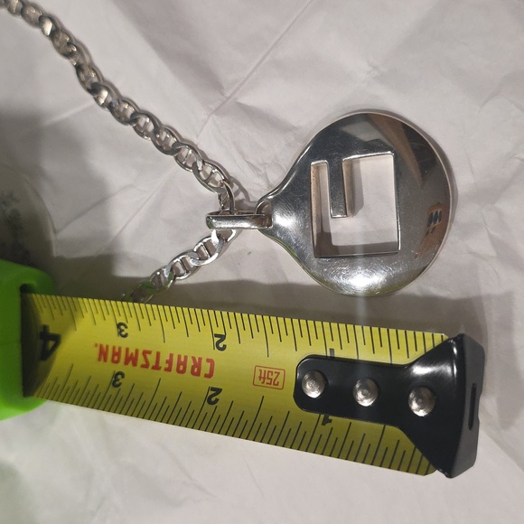 Gucci Square G Cut Out Sterling Silver Nickel - Picture 13 of 15